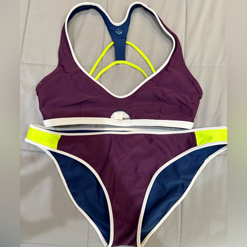 Lululemon reversible swimsuit set.